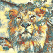 Sticker AnimalArt_Lion_002 (Devant)