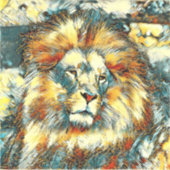 Sticker AnimalArt_Lion_07 (Devant)