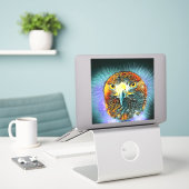 Sticker AnimalArt_Oiseau_005 (Ordinateur portable sur le bureau)