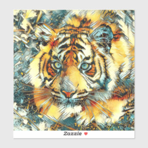 Sticker AnimalArt_Tiger_006