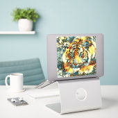 Sticker AnimalArt_Tiger_006 (Ordinateur portable sur le bureau)