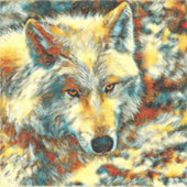 Sticker AnimalArt_Wolf_003 (Devant)