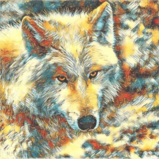 Sticker AnimalArt_Wolf_003 (Devant)