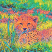 Sticker AnimalColor_Cheetah_017 (Devant)