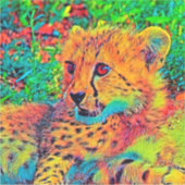 Sticker AnimalColor_Cheetah_022 (Devant)