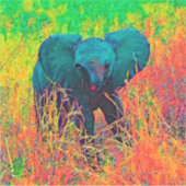 Sticker AnimalColor_Elephant_002 (Devant)