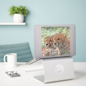 Sticker AnimalMix_Cheetah_031 (Ordinateur portable sur le bureau)