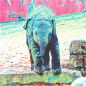 Sticker AnimalMix_Elephant_002 (Devant)