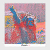 Sticker AnimalMix_OrangUtan_016 (Feuille)