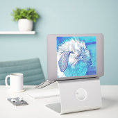 Sticker AnimalMix_Rabbit_07 (Ordinateur portable sur le bureau)