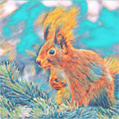 Sticker AnimalMix_Squirrel_001 (Devant)
