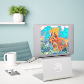 Sticker AnimalMix_Squirrel_001 (Ordinateur portable sur le bureau)