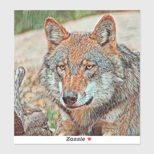Sticker AnimalMix_Wolf_003 (Feuille)