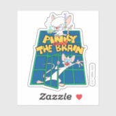 Sticker Animaniacs | Pinky et le graphique de la cage céré (Feuille)