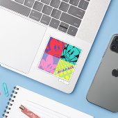 Sticker Animaniacs | Warner Siblings Pop Art Graphic (Ordinateur portable avec iPhone)