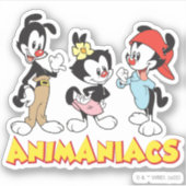 Sticker Animaniacs | Yakko, Dot et Wakko debout (Devant)