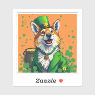 Sticker Animaux chanceux déguisés - Saint Patrick’s Day Fu