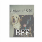 Sticker Animaux de compagnie amis besties ajouter nom anim (Devant)