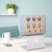 Sticker Animaux de compagnie Chien, Chat, Poisson rouge De (Ordinateur portable sur le bureau)
