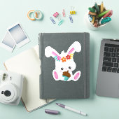 Sticker Animaux de printemps, Lapin mignon, Petit Lapin, F (Couverture iPad)