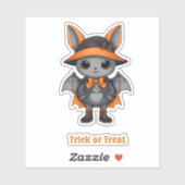 Sticker Animaux d'Halloween éffrayants déguisés (Feuille)