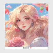 Sticker Animé (Feuille)