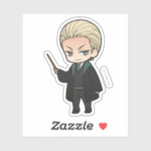 Sticker Anime Draco Malfoy (Feuille)