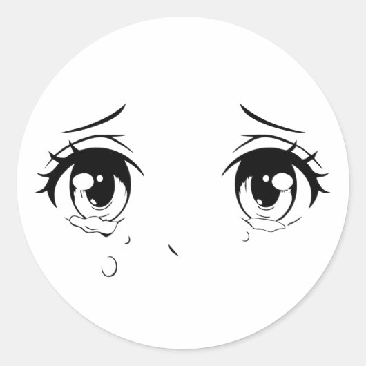 Sticker Anime Eyes - Esthétique Manga Design (Devant)