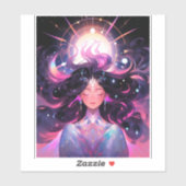 Sticker Anime Girl Magical Princess (Feuille)