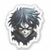 Sticker Anime Gothic Boy (Recto)