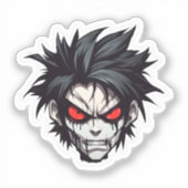 Sticker Anime Gothic Boy (Recto)