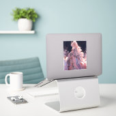 Sticker Anime Princess Imaginaire Art (Ordinateur portable sur le bureau)