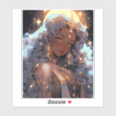 Sticker Anime Princess Imaginaire Art (Feuille)