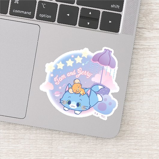 Sticker Anime Tom et Jerry Dreamy Nights (Détail)