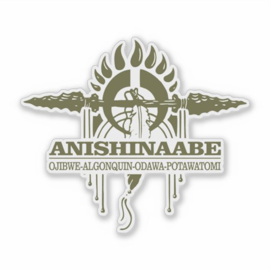 Sticker Anishinaabe 2o (Devant)