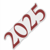 Sticker Année de diplôme (Devant)