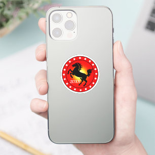 Sticker Année du Cheval