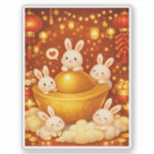 Sticker Année du lapin (Devant)