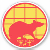 Sticker Année du rat (Devant)