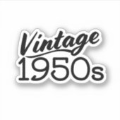 Sticker Années 1950 vintage (Devant)