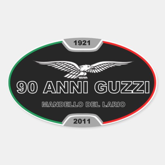 Sticker Anni Guzzi 90 (Devant)
