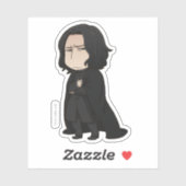 Sticker Annime Professeur Snape (Feuille)