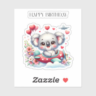 Sticker Anniversaire de Koala Pilote