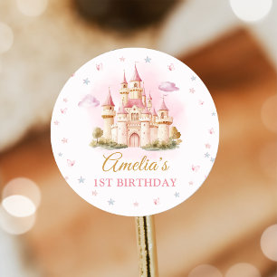 Sticker Anniversaire de la Princesse Magique Rose