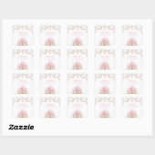 Sticker Anniversaire de la Princesse Magique Rose (Feuille)