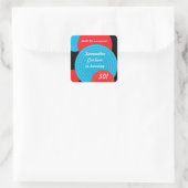 Sticker Anniversaire des cercles de chevauchement (Sac)