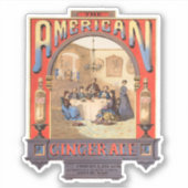 Sticker Annonce Vintage Pour Coburn, Lang & Company Ginger (Devant)