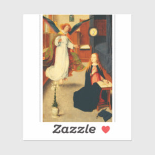 Sticker Annonciation de la Vierge Marie par Gerard David