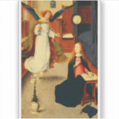 Sticker Annonciation de la Vierge Marie par Gerard David (Devant)