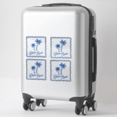 Sticker Anse Bleue (Sur valise)